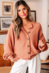 Wide Rib Knit Button Front Dolman Sleeve Sweater Cardigan